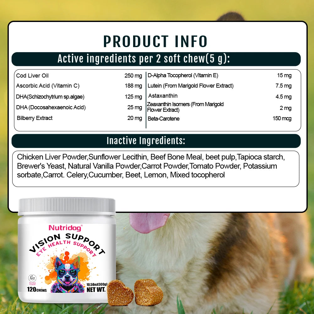 Dog Eye Nutritional Supplements