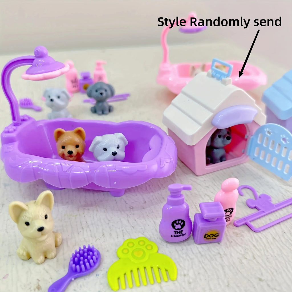 Cute Dog Pet Basket Family Toys