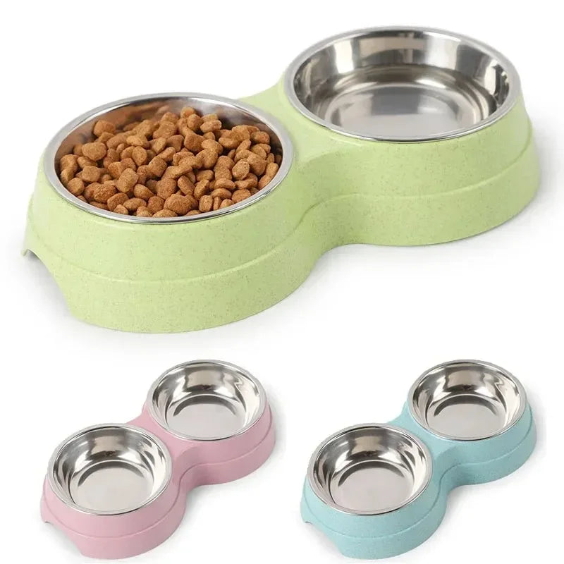 Double Pet Bowls Dog Food