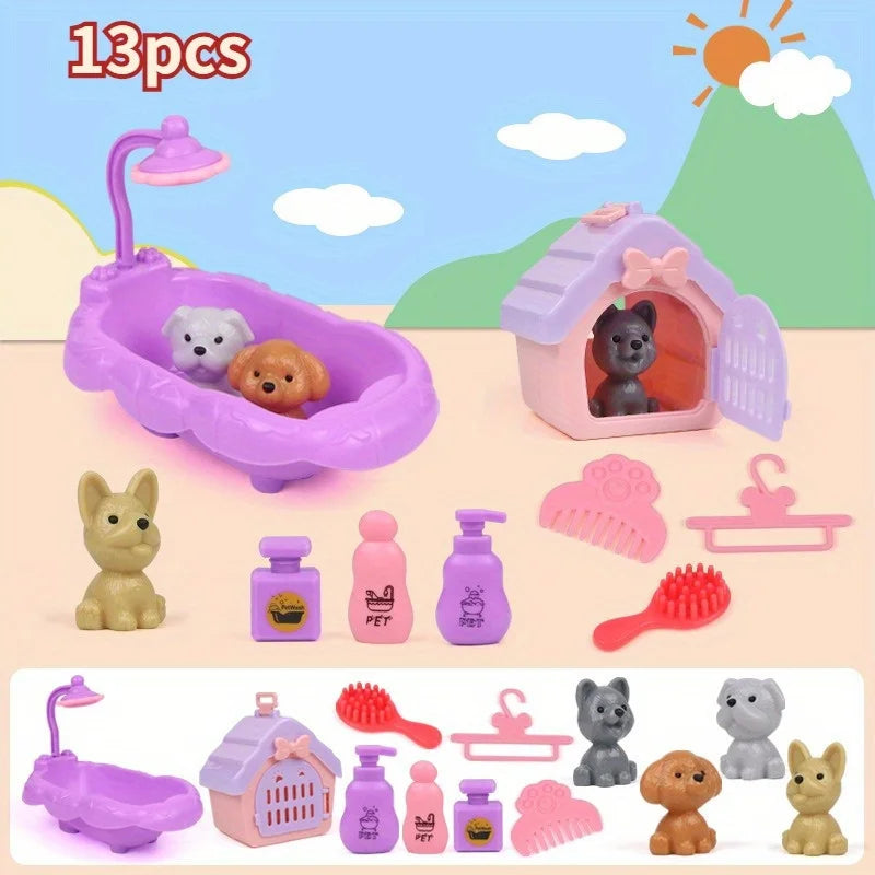 Cute Dog Pet Basket Family Toys