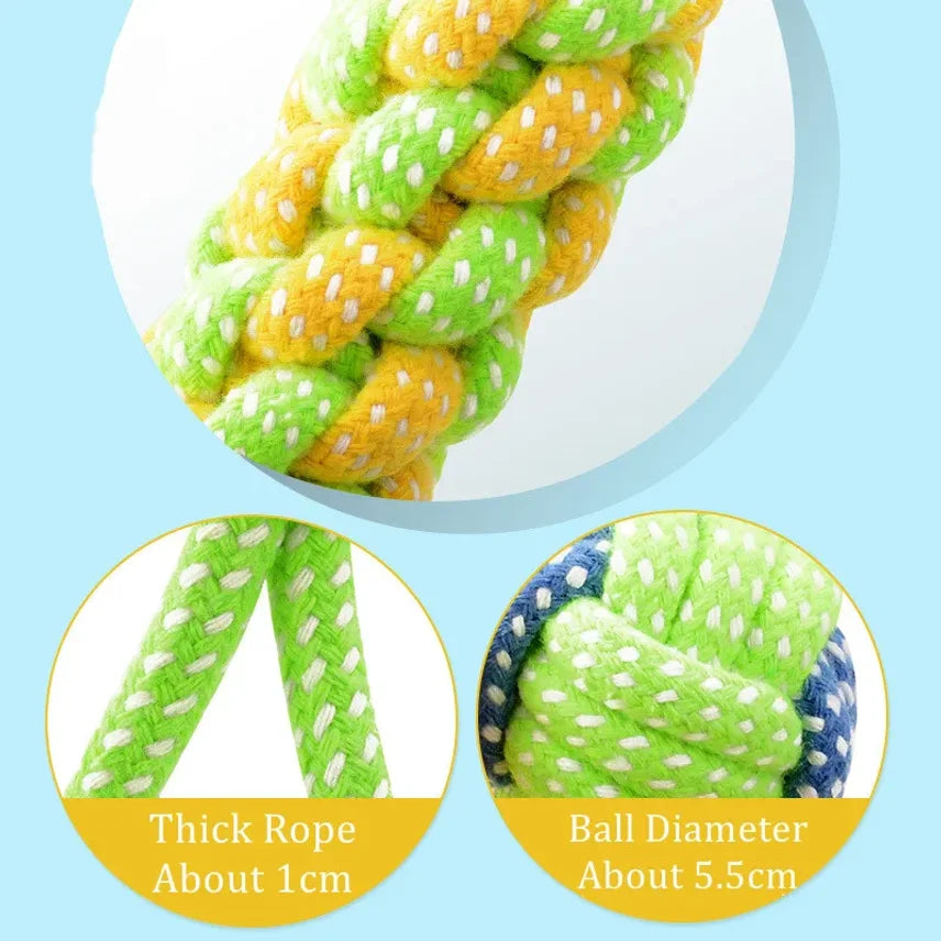 Cotton Rope Mini Dog Toys Ball