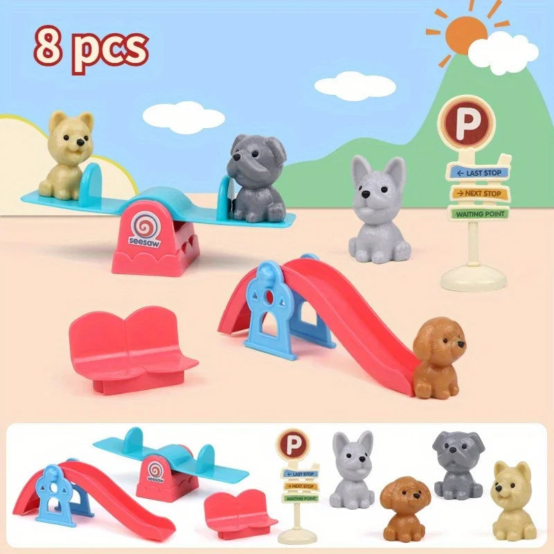 Cute Dog Pet Basket Family Toys