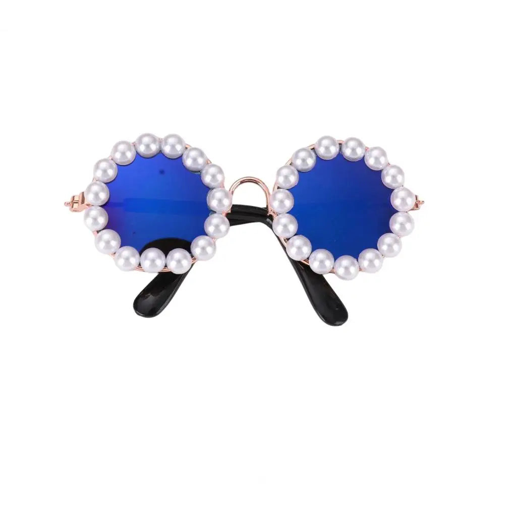 Artificial Pearls Pet Sunglasses