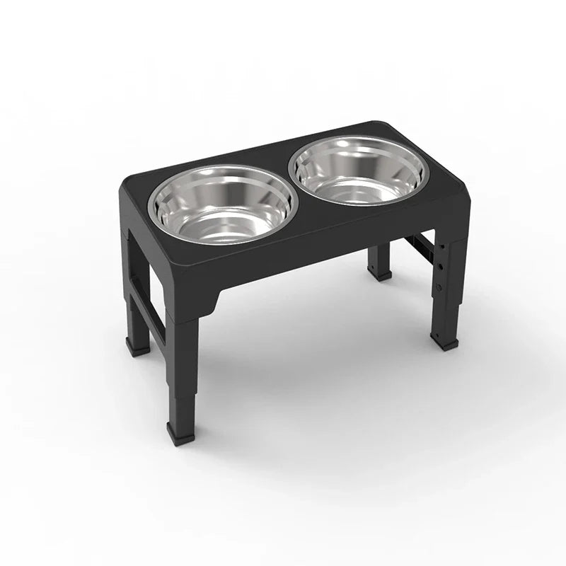 Dog Feeder Stand Elevated Adjustable