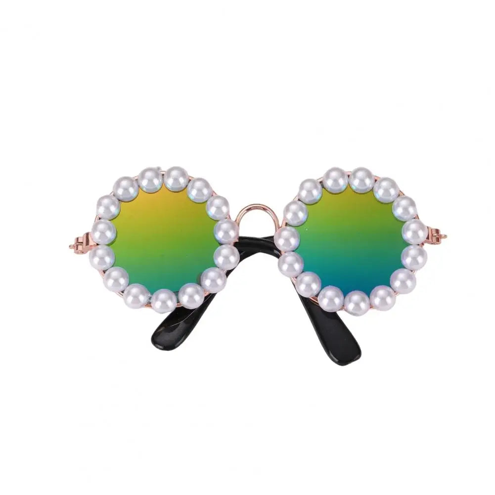 Artificial Pearls Pet Sunglasses