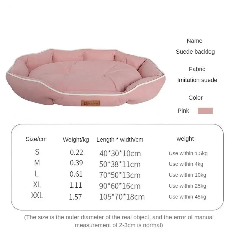 Pet Beds for Dogs Home Dog Bed Large Dog Kennel Accessories Washable Big Bedd Supplies Plush Mat Accessoires Underpad Bedding