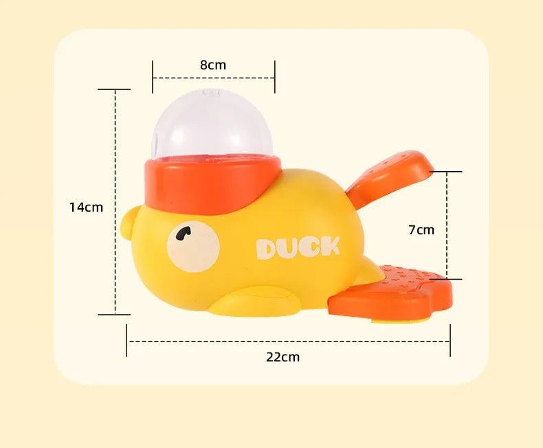 Hands-On Duck Pet Toy Feeder