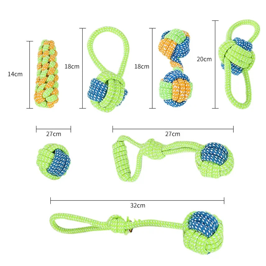 Cotton Rope Mini Dog Toys Ball